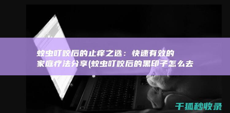 蚊虫叮咬后的止痒之选：快速有效的家庭疗法分享 (蚊虫叮咬后的黑印子怎么去除)