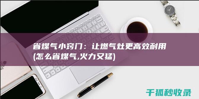 省煤气小窍门：让燃气灶更高效耐用 (怎么省煤气,火力又猛)