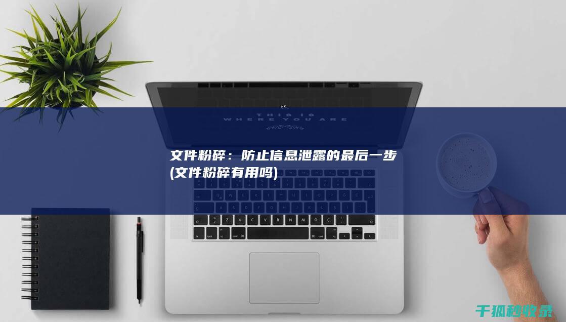 文件粉碎：防止信息泄露的最后一步 (文件粉碎有用吗)