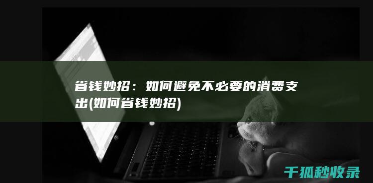 省钱妙招：如何避免不必要的消费支出 (如何省钱妙招)